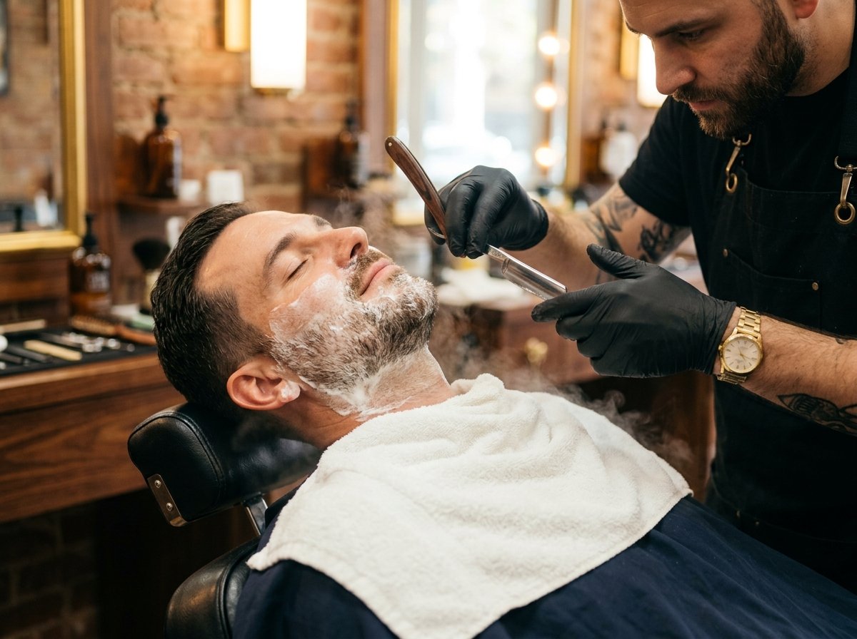 Traditional Hot Towel Shave